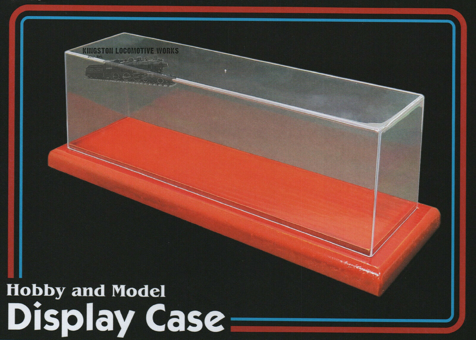 Model Display Case Rapido 320510 Acrylic Hobby 10 x 2.5 x 3" 