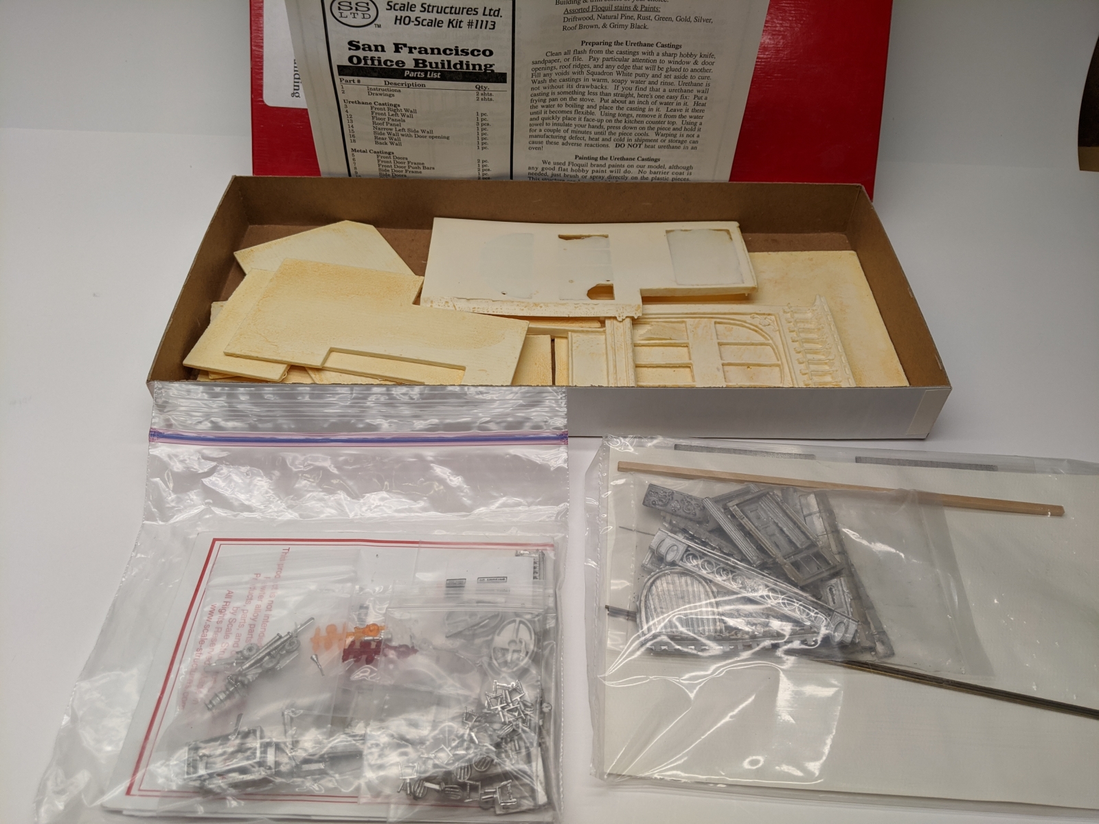 Scale Structures (SS LTD) HO 1113 San Francisco Office Building Kit