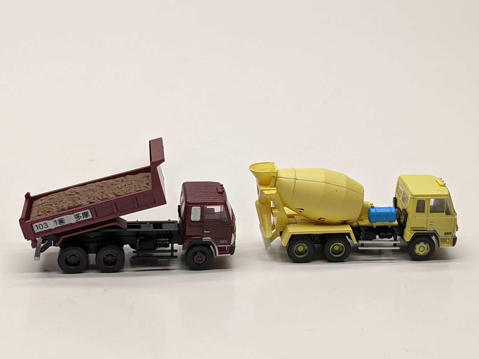 Tomytec The Truck Collection Dump Truck & Mixer Truck Set A 1/150 N scale 
