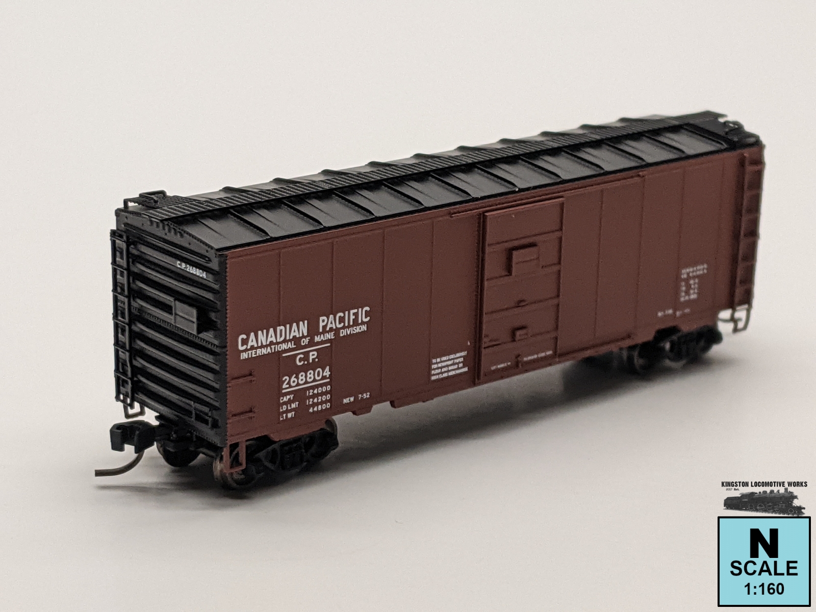 Atlas 50001934 N 40ft PS1 Box Car Canadian Pacific Int'l of Maine CP 268804 For Sale