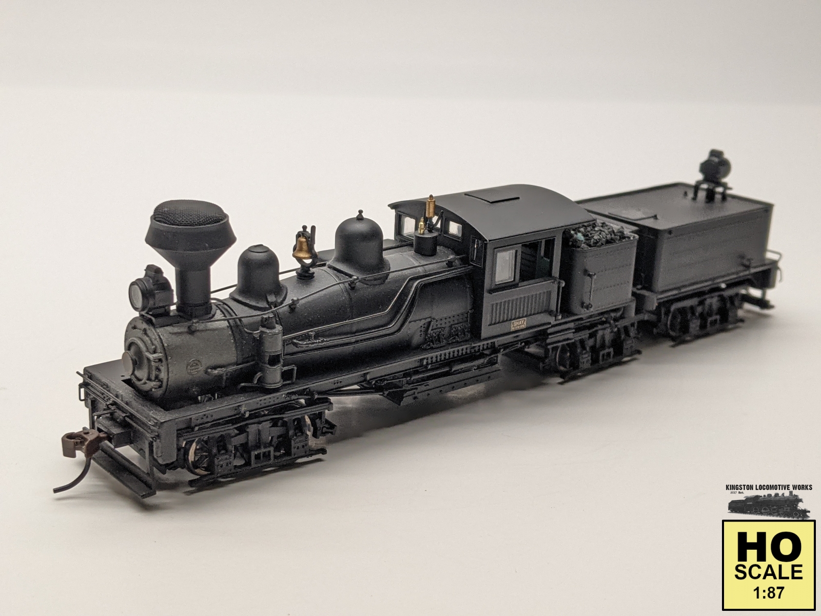 Bachmann HO 3Truck Shay Painted, Unlettered DCC/Sound For Sale Kingston Works