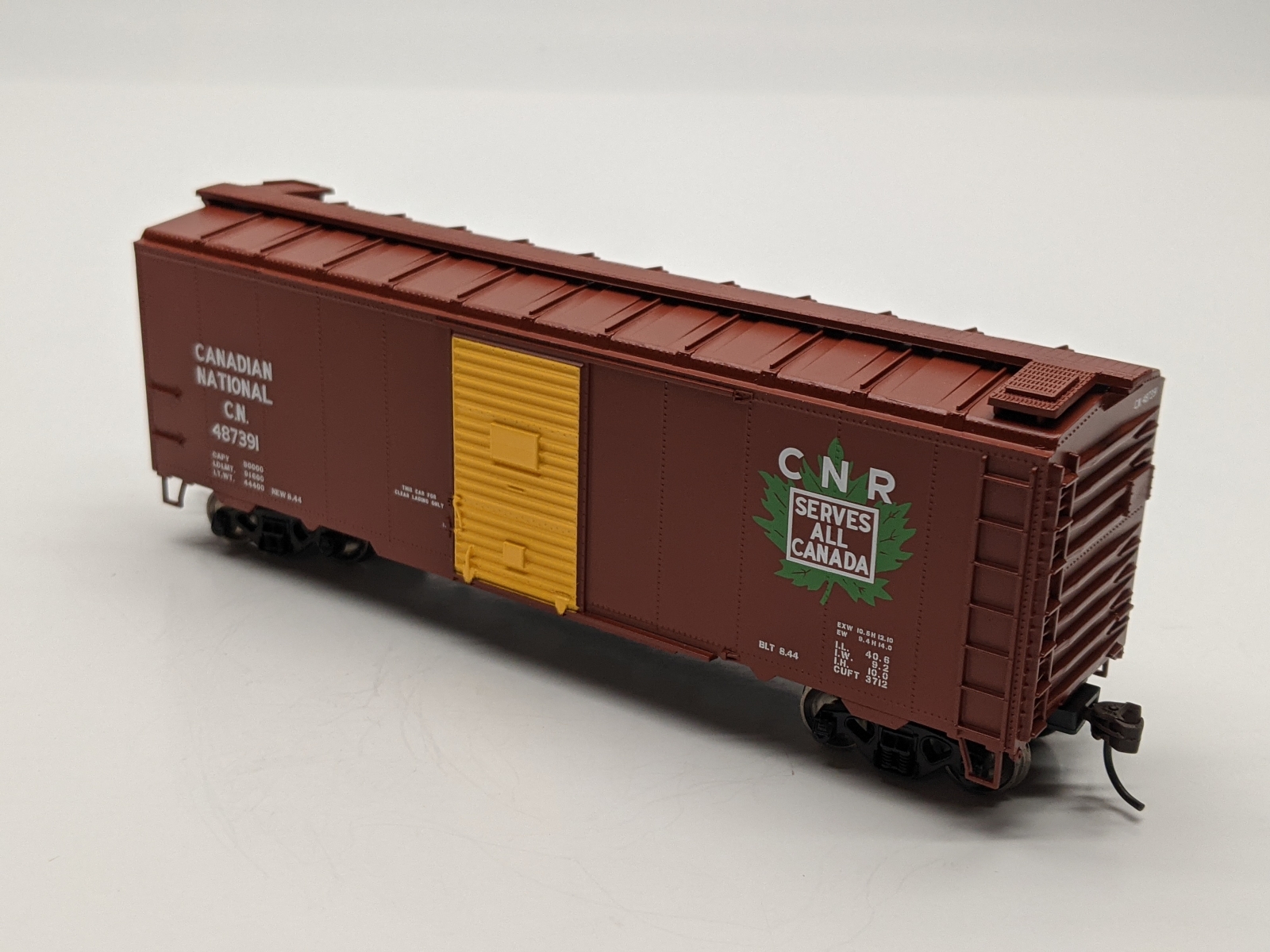 Athearn 70374 HO 40ft Youngstown Door Box Car - Canadian National / CN ...