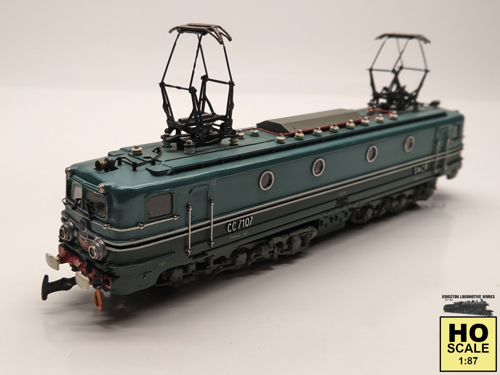RARE POCHER LOCOMOTIVE electrique CC 7107 Mistral ref: 801 / 2 en HO EUR 320,00 - FR