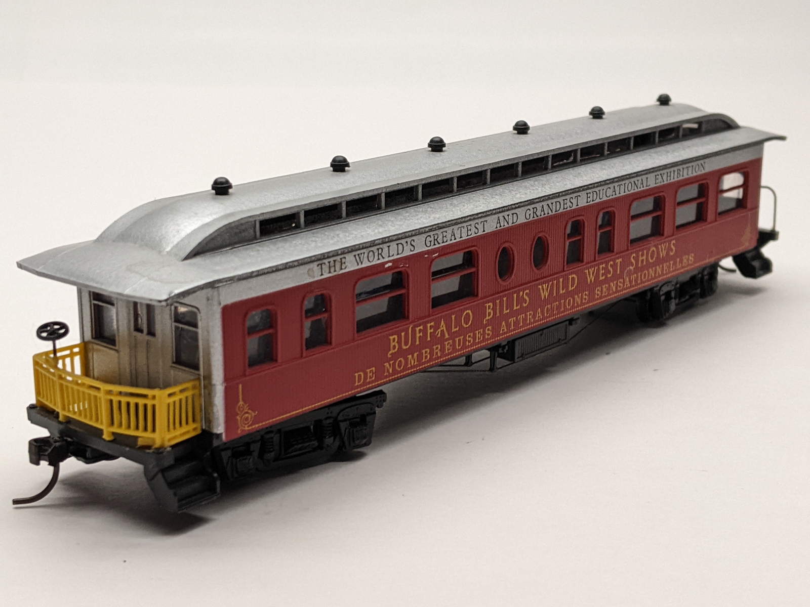 (Lot of 4) HO 58ft Clerestory Roof Passenger Cars For Sale Kingston