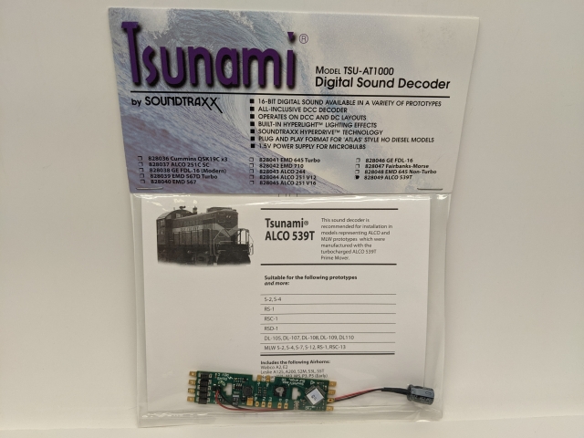SoundTraxx Tsunami 2 TSU-4400 DCC GE Sound Decoder (2025 Release) – 4 Amp, 885018