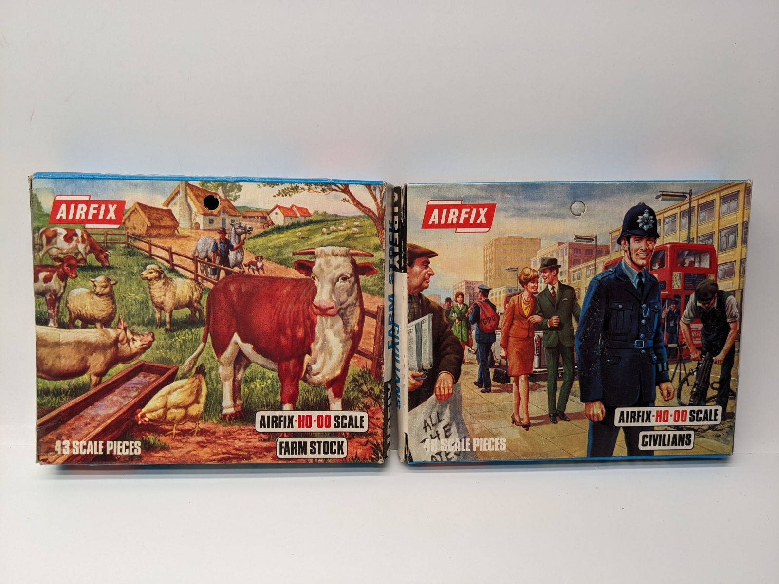 (Lot of 17) Airfix & Kitmaster OO/HO Locomotive & Freight Car Kits ...
