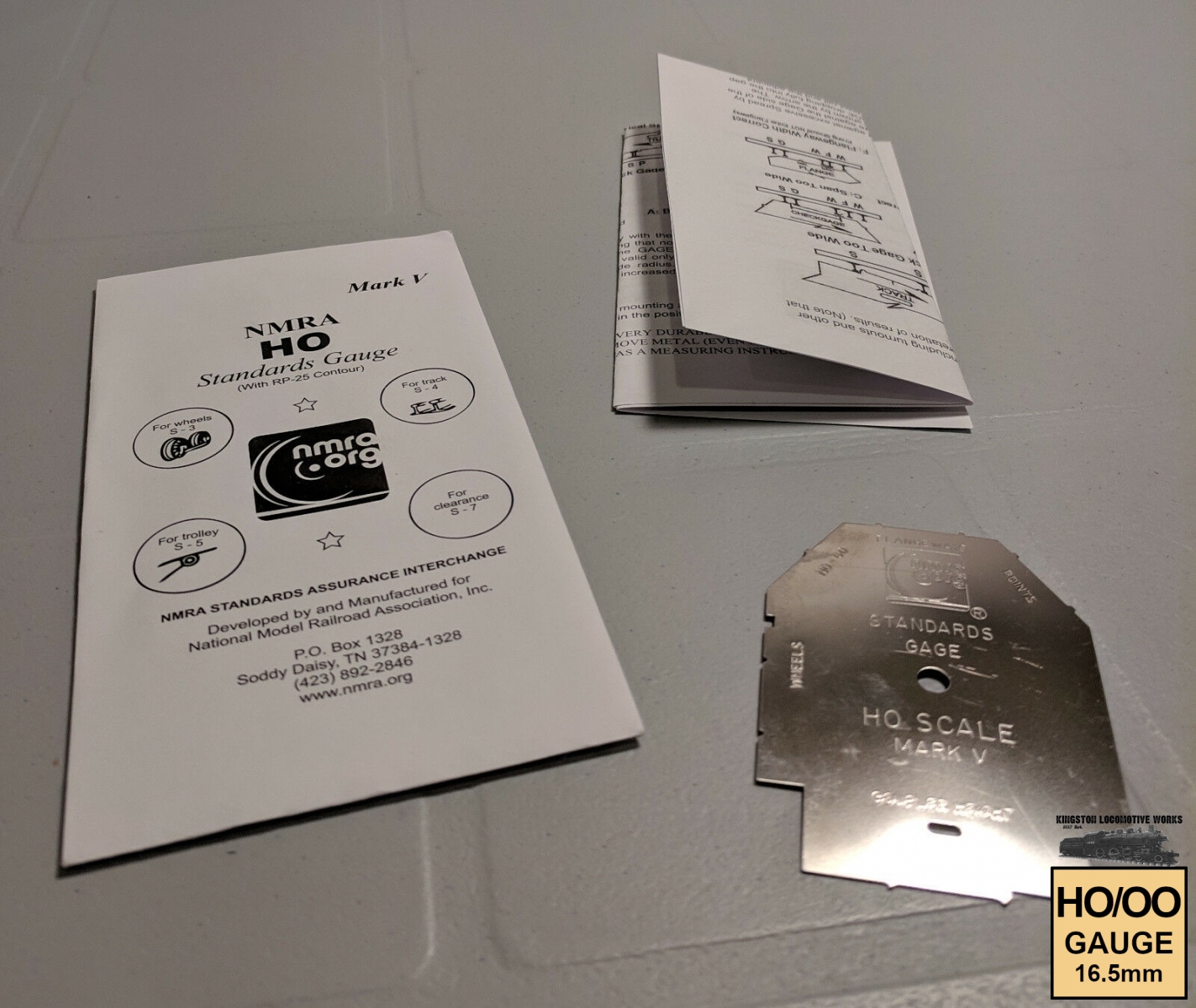 NMRA Mark V Standards Gauge For HO Scale Model Railroading – C-10 Mint, 14+