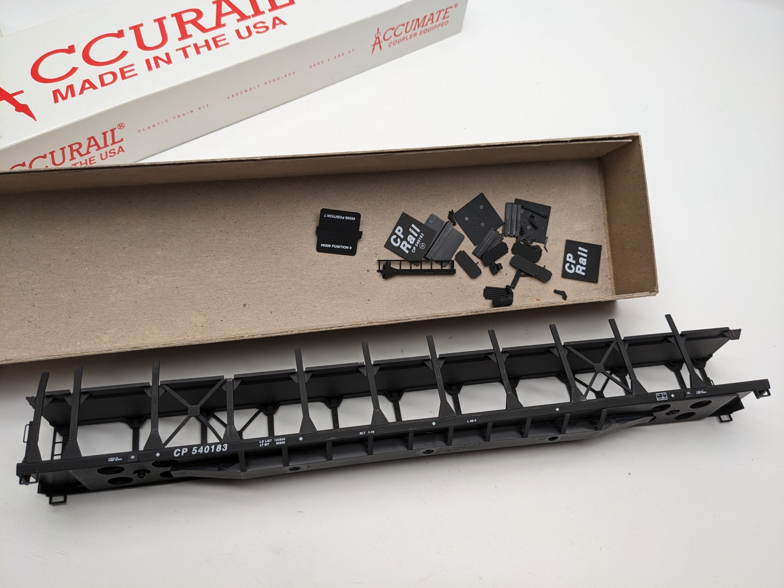 (Lot of 6) Accurail HO Bi-Level & Tri-Level Open Auto Rack Kits For ...
