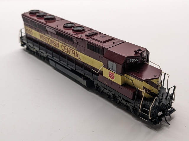 Fujiyama HO Brass SD-45 - Wisconsin Central / WC #6655 - DC For